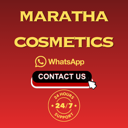 Maratha Cosmetics WhatsApp banner